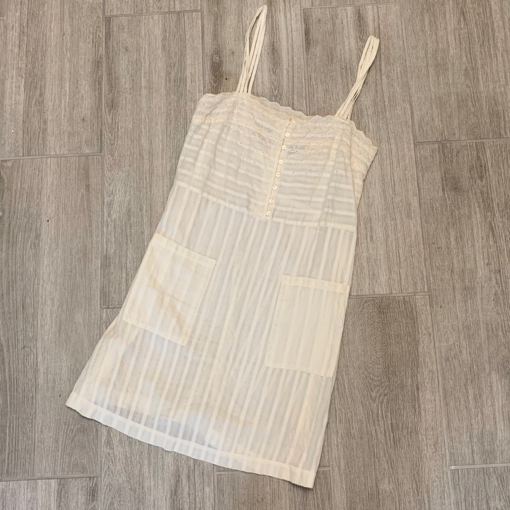 Feather Bone white dress